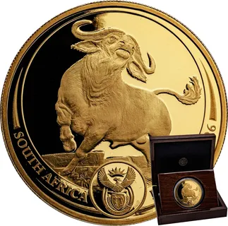 1 Unze Goldmünze Südafrika Big Five Büffel 2026 proof